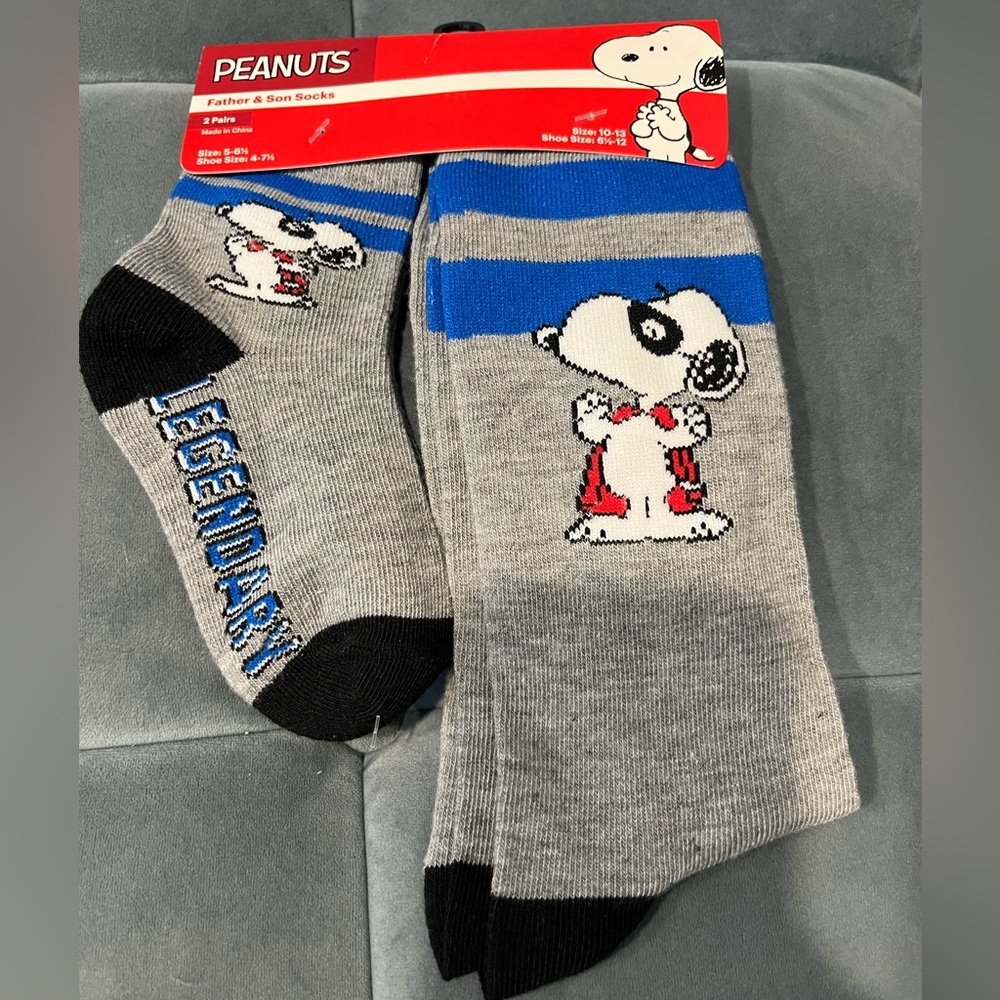 3 Brand new Peanuts sock set